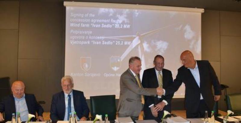 與Suzlon簽署特許經(jīng)營協(xié)議，建設(shè)25.2兆瓦風(fēng)電場