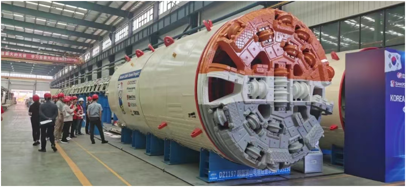 鐵建重工盾構(gòu)機(jī)助力韓國(guó)瑞山市電纜隧道工程貫通