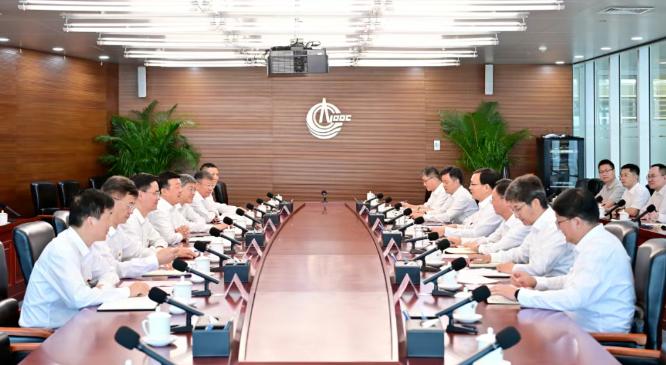中國海油與中國大唐高層會談！