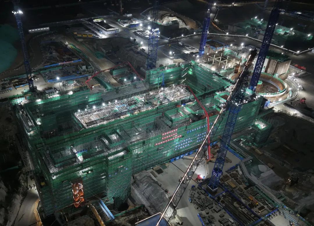 陸豐核電1號機組常規(guī)島汽機臺板混凝土澆筑順利完成