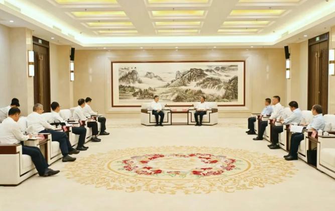 中國(guó)華能董事長(zhǎng)拜會(huì)內(nèi)蒙古自治區(qū)黨委書記