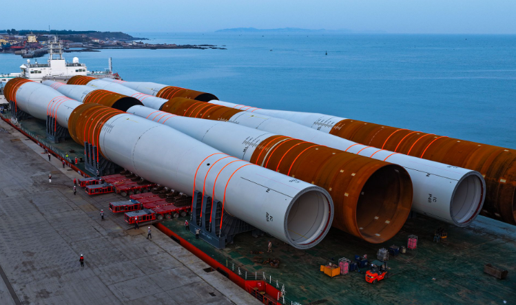 大金重工完成Inch Cape海上風(fēng)電場單樁基礎(chǔ)交付任務(wù)